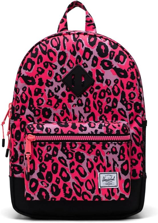 Herschel Kids' Little YouthHeritage Youth, Cheetah Camo Neon Pink/Black, One Size | Amazon (US)