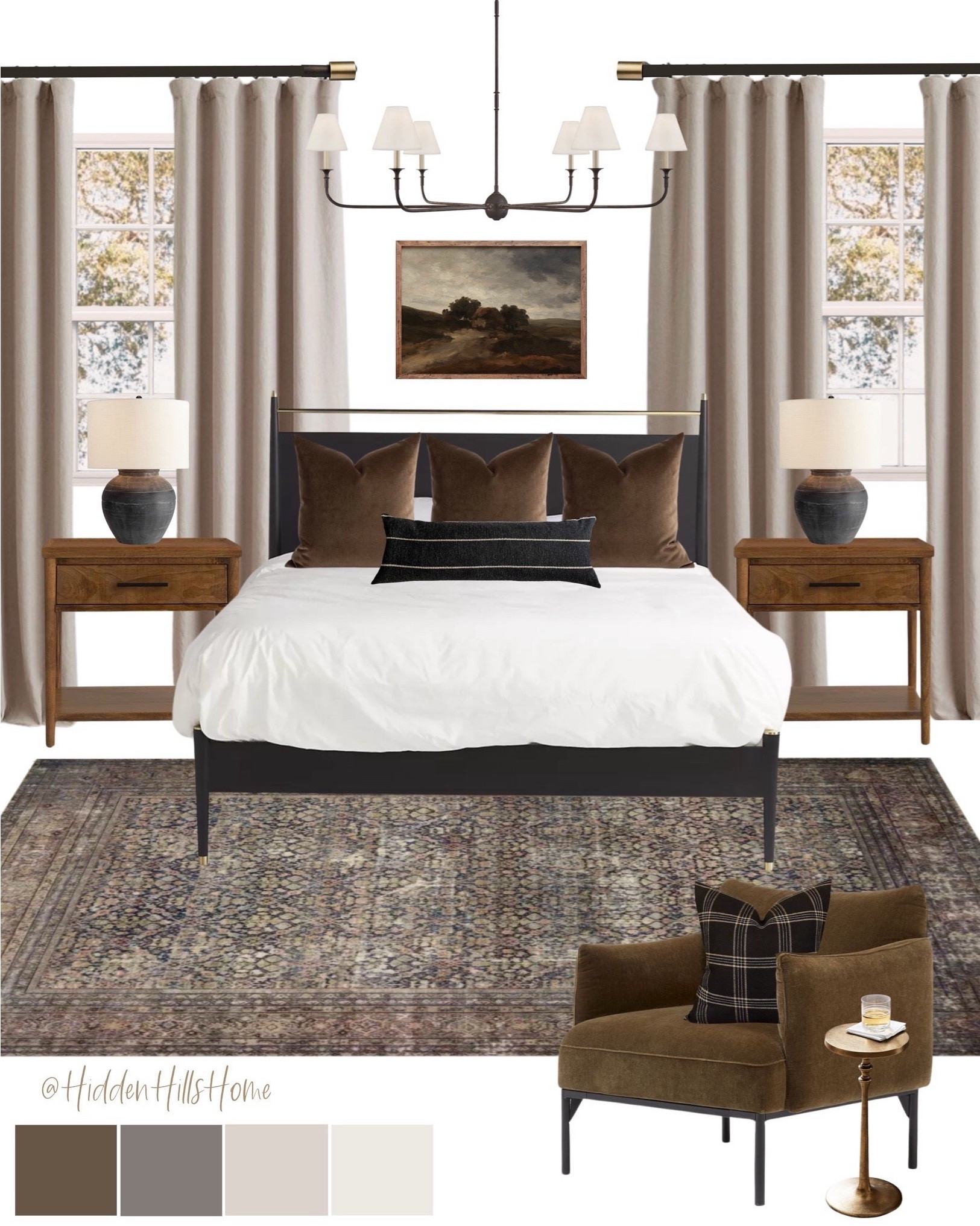 Bedroom decor, moody bedroom decor ideas, bedroom mood board, bedroom inspiration, bedroom design, master bedroom cottage #bedroom 

#LTKSaleAlert #LTKSeasonal #LTKHome