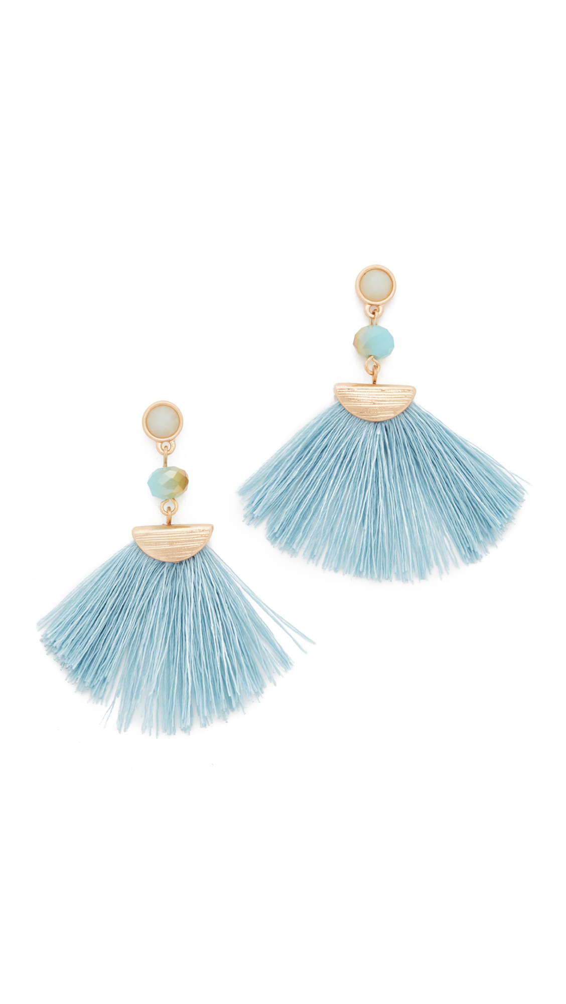 Mia Tassel Fan Earrings | Shopbop