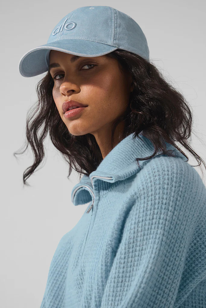 Washed Off-Duty Cap - Light Denim | Alo Yoga (US)