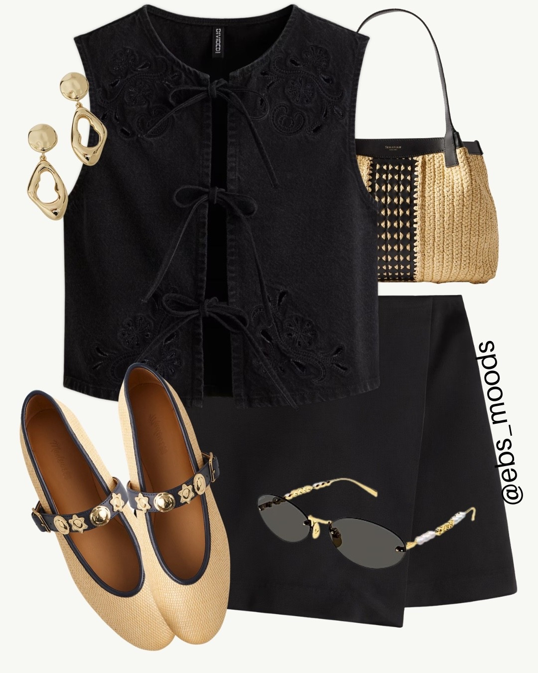Black & raffia ❤️

Loving this vest & skort from H&M. Styled with raffia flats and handbag. 

#LTKFindsUnder100 #LTKStyleTip #LTKShoeCrush