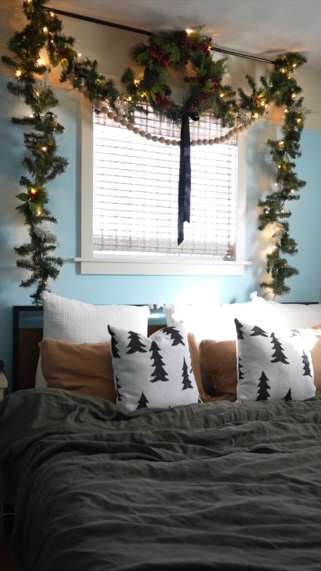 Cozy holiday bedroom and how I keep it glowing with smart tech! 

#LTKhome #LTKHoliday #LTKCyberWeek