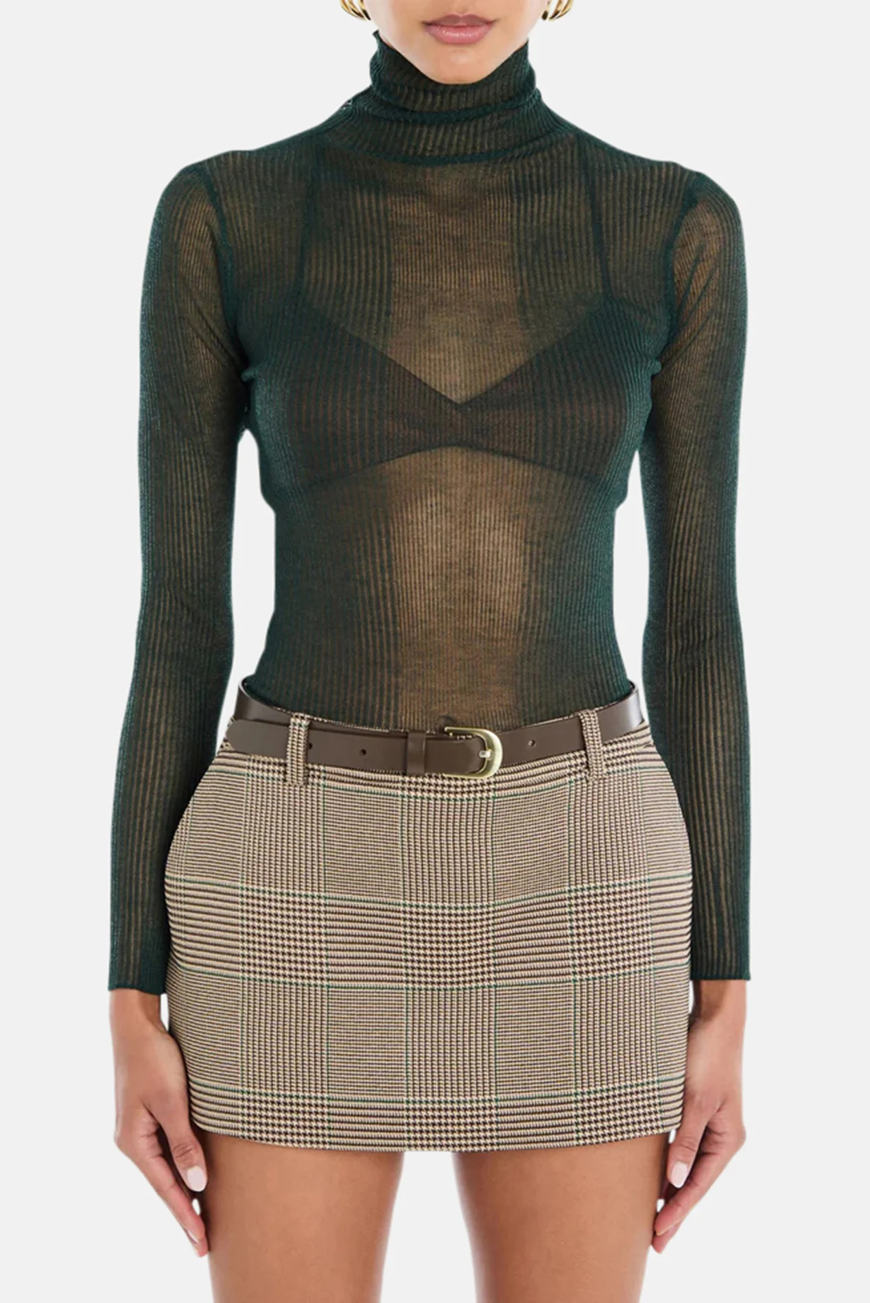 Piper Sweater Evergreen | Blue & Cream