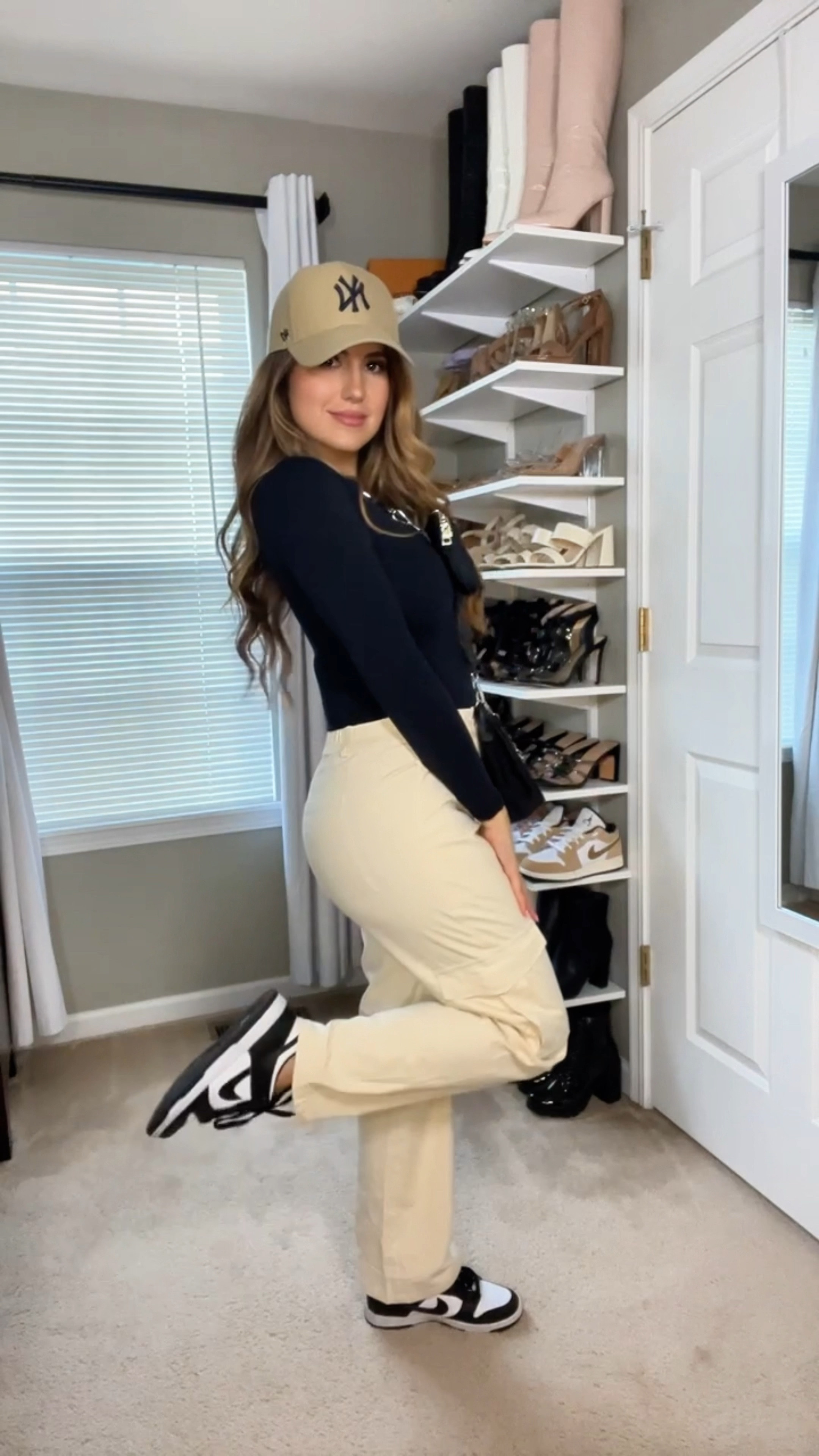 My go to casual day outfit. A comfy skims inspired bodysuit, with comfy cargos, dunks and a hat 

#LTKSeasonal #LTKstyletip #LTKVideo