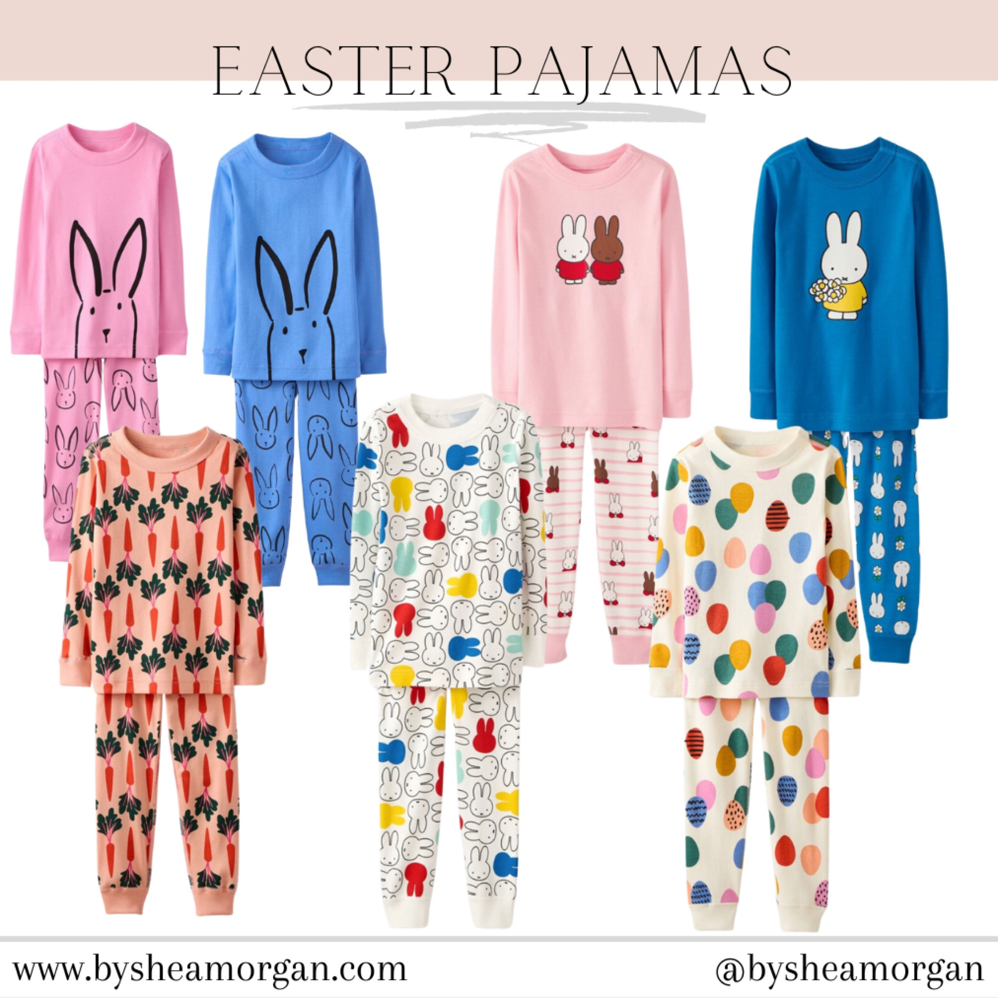 Easter pajamas, kids pajamas, Easter for kids 