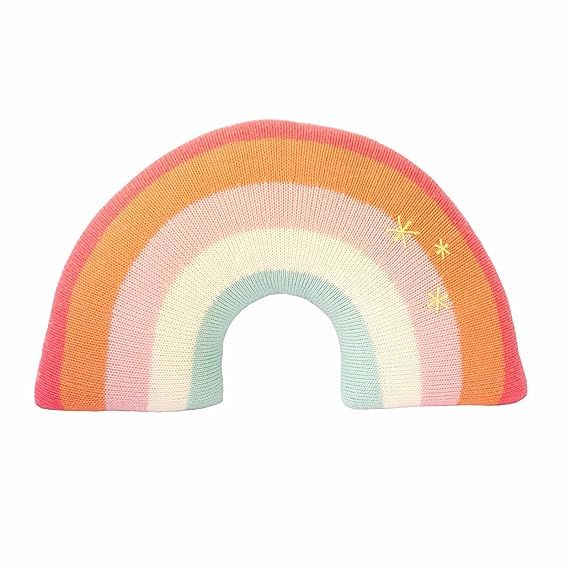 Blabla Pink Rainbow Pillow | Amazon (US)