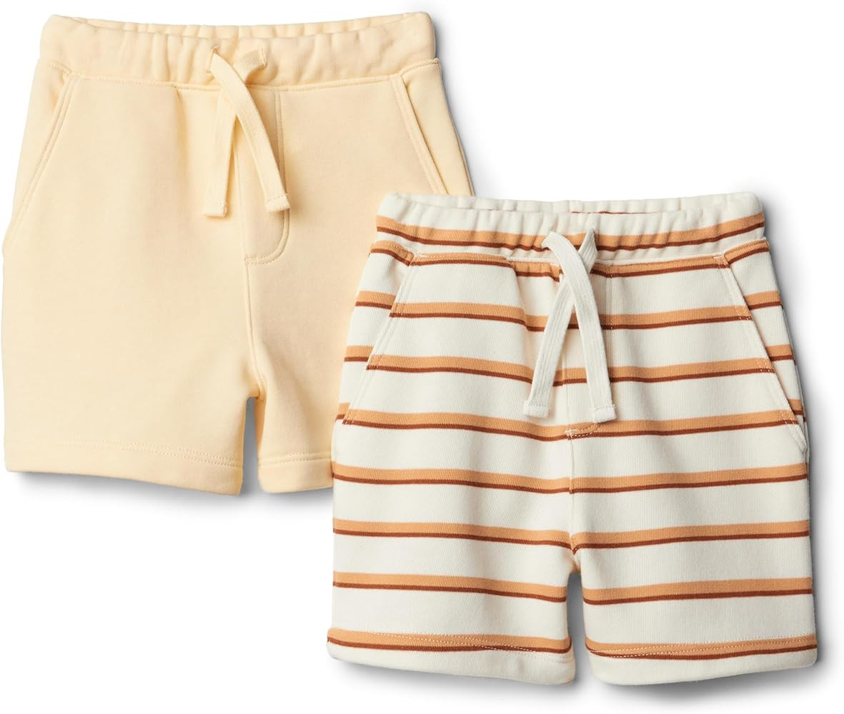 Amazon Essentials x Sofia Grainge Toddlers and Baby Boys' Pull On Knit Shorts, Pack of 2 | Amazon (US)