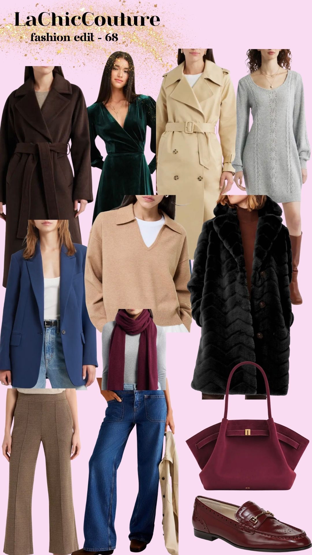 LaChicCouture Fashion Edit - 68 Fall Outfit. Holiday Outfit Inspo. Fashion trends. Fall Capsule Wardrobe #ootd #streetstyle #FashionTrends #Outfitinspo #falloutfits #falllooks #vogue #outfitideas #lachiccouture













#LTKStyleTip #LTKSeasonal #LTKWorkwear
