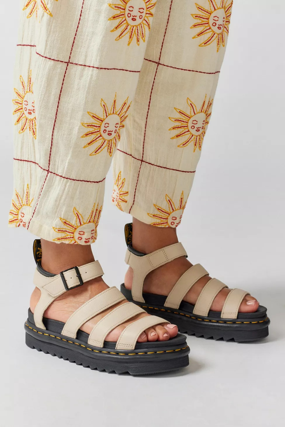 Dr. Martens Blaire Hydro Leather Sandal | Urban Outfitters (US and RoW)
