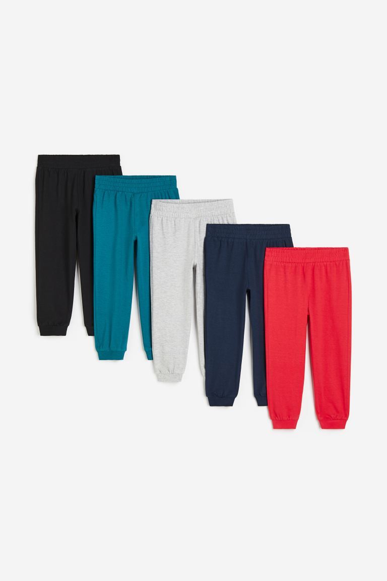 5-pack Cotton Jersey Joggers | H&M (US + CA)