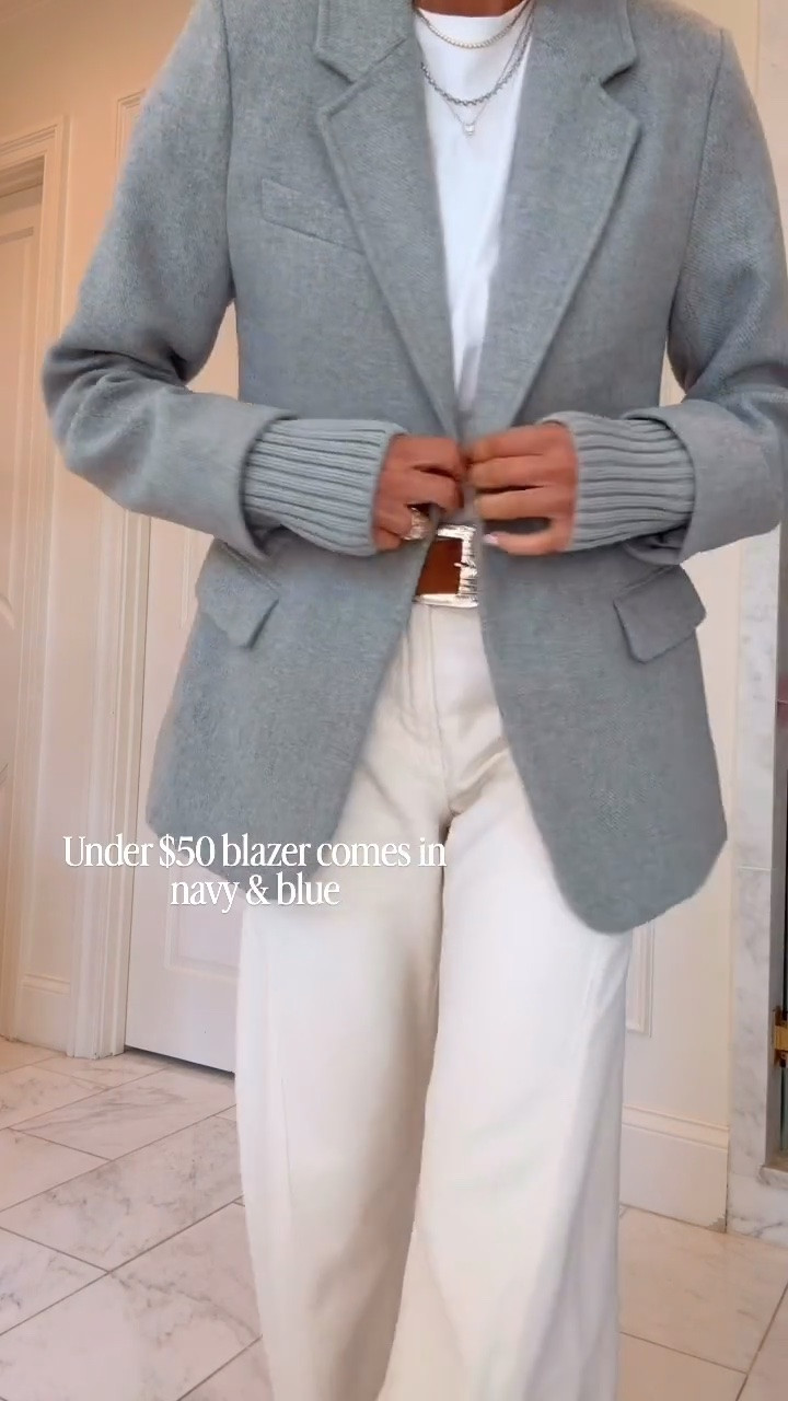 I'm wearing size small in the blazer. Size down in the jeans! @Walmart

#LTKfall #LTKjeans #LTKstyletip