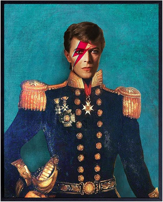 David Bowie Poster, Vintage Retro Pop Art Wall Art, Home Decor - Ziggy Stardust Print - Unique Ro... | Amazon (US)