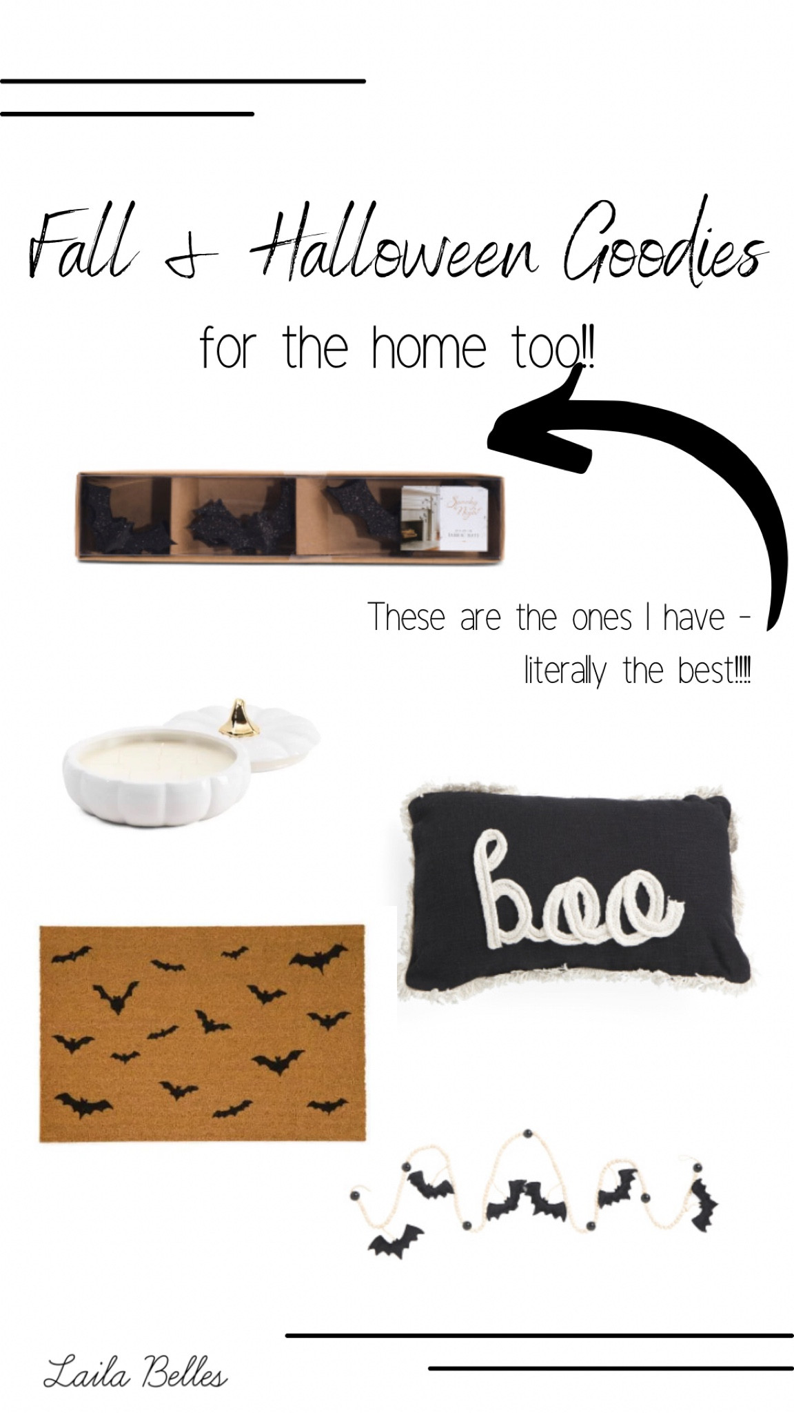 Fun and reasonably priced Halloween decor! I never used to decorate for Halloween until the week before. I love adding neutral, fun & spooky decor to celebrate the season! PS. These felt bats are my ABSOLUTE favorite! So much better than the random cheap ones! 

#LTKGiftGuide 

#LTKSeasonal #LTKGiftGuide #LTKHalloween