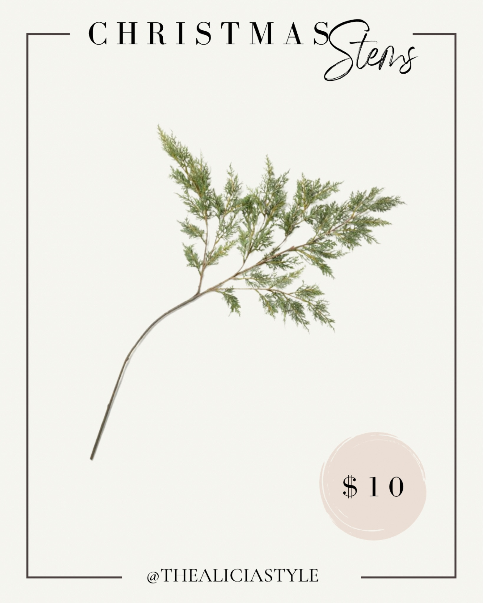 New Target finds - Christmas stems! These cedar stems by Hearth and Hand by Magnolia are so cute. Winter stems, cedar stems, cedar, seasonal greens, seasonal stems 

#LTKHoliday #LTKSeasonal #LTKunder50