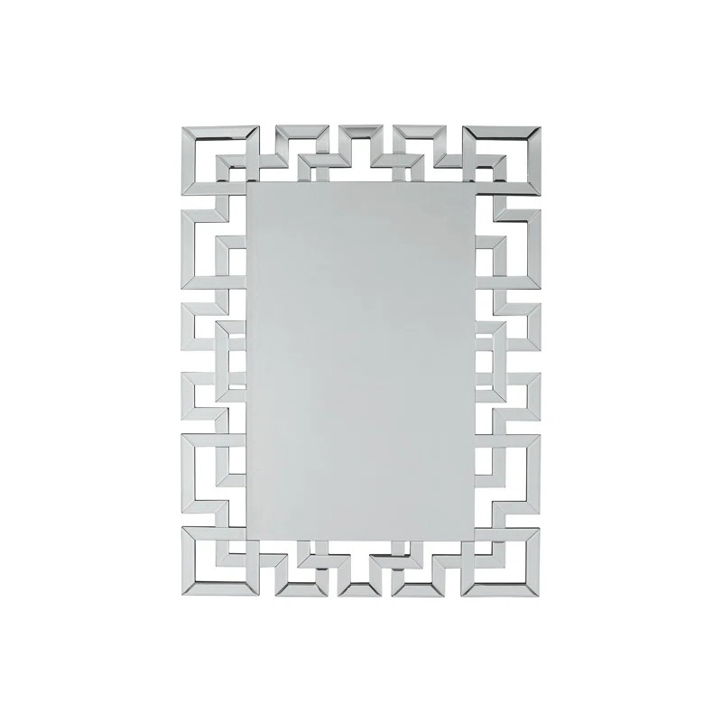 Strawn Greek Key Design Beveled Accent Mirror | Wayfair North America