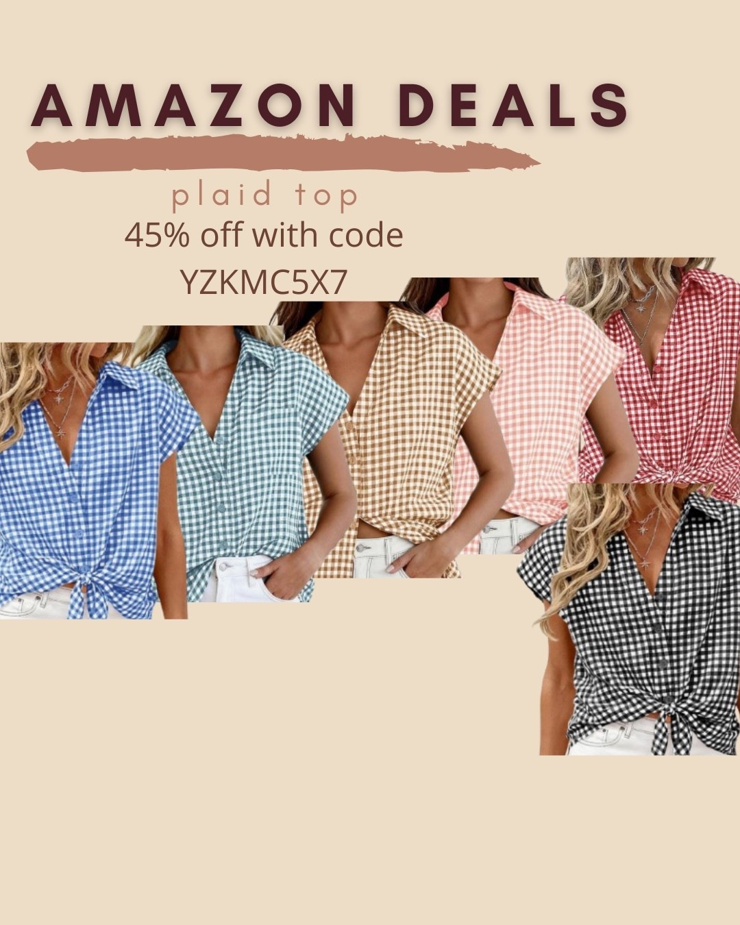 $17 ends 6/22

Amazon fashion
Amazon deals
Plaid top

#LTKSaleAlert