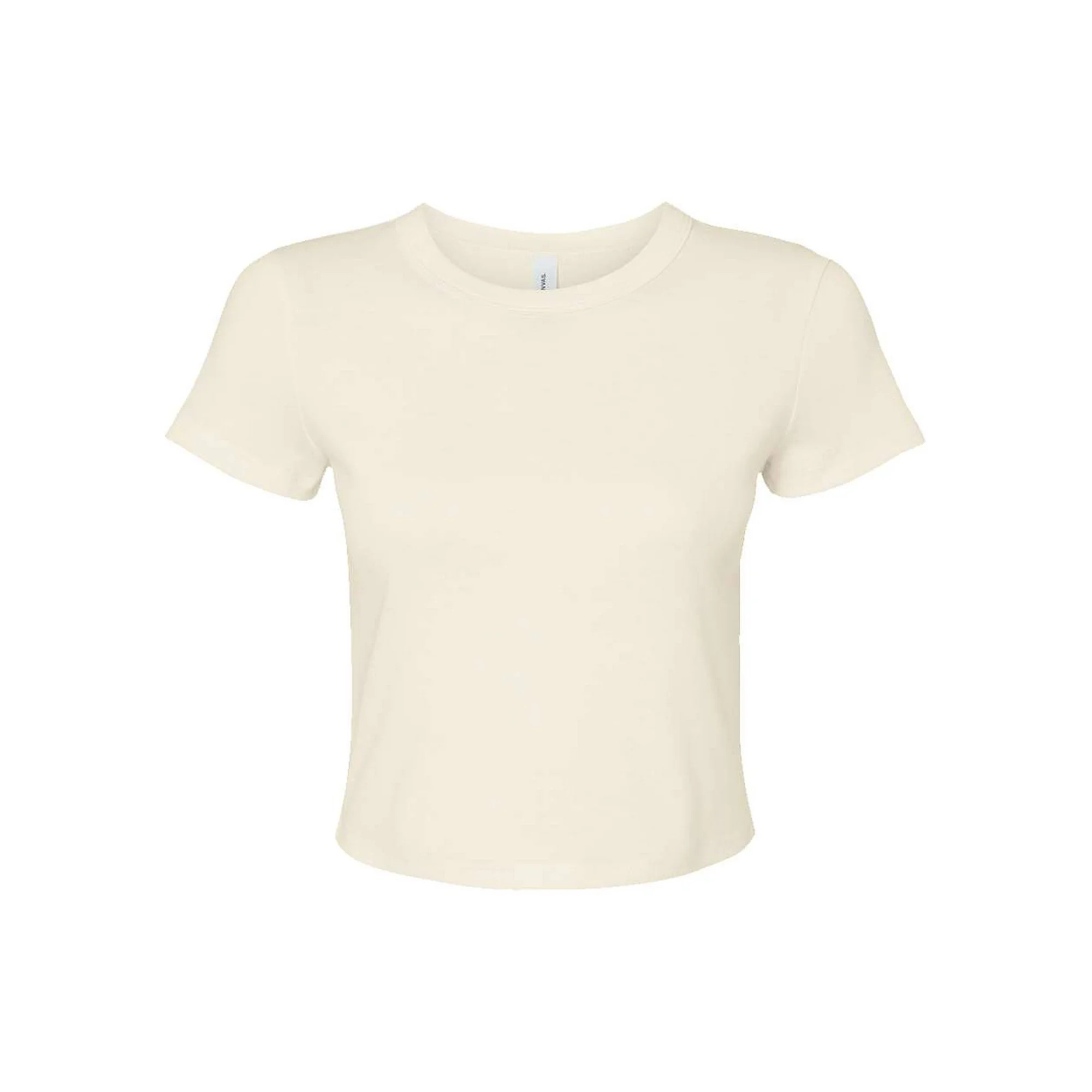 Bella Canvas Womens Micro Rib Baby Tee - Walmart.com | Walmart (US)