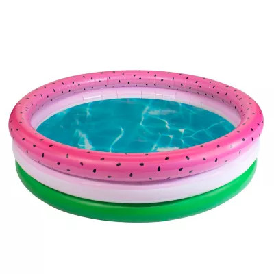 Pool Candy Adult Inflatable Watermelon Sunning Pool | Bed Bath & Beyond | Bed Bath & Beyond