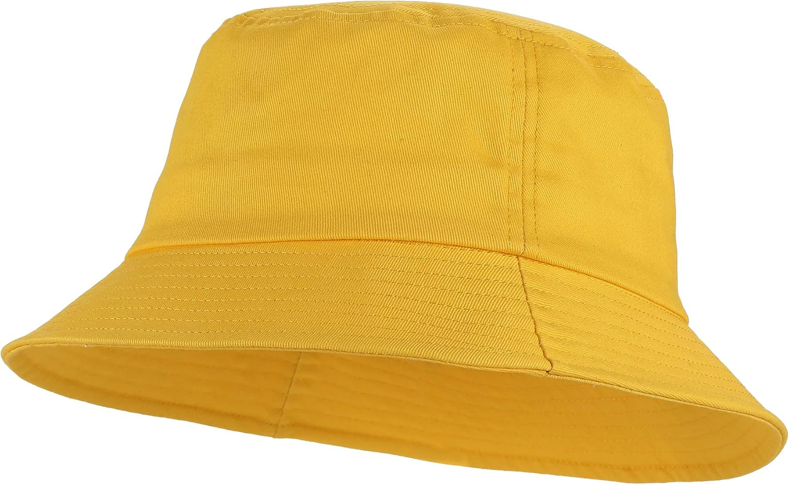 Umeepar Unisex Cotton Packable Bucket Hat Sun Hat Plain Colors for Men Women | Amazon (US)