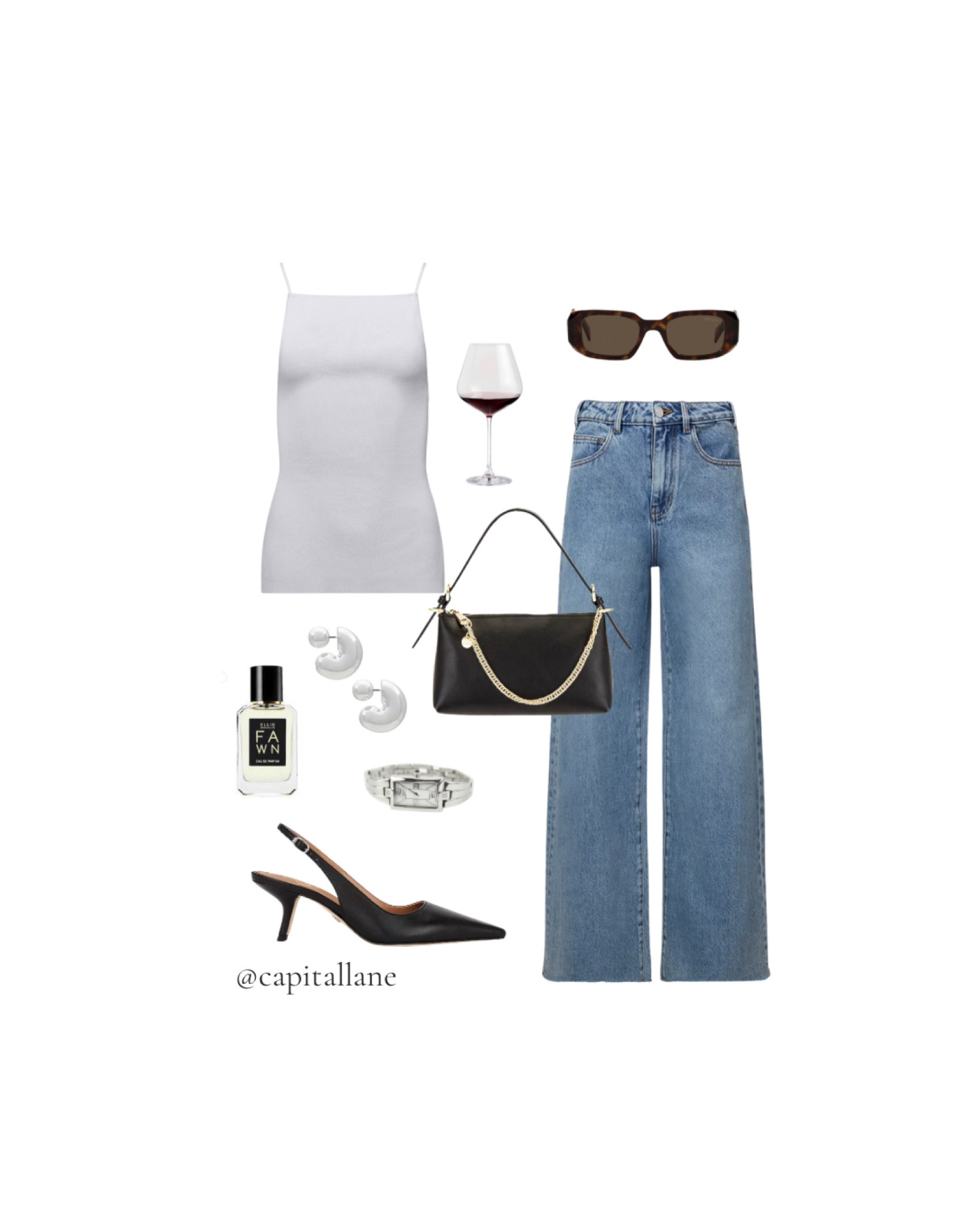Saturday vibes🍷🖤🍒🕶️

Black kitten heels outfit, good jeans, black sunglasses, Prada dupe sunglasses


#LTKFind #LTKstyletip #LTKitbag