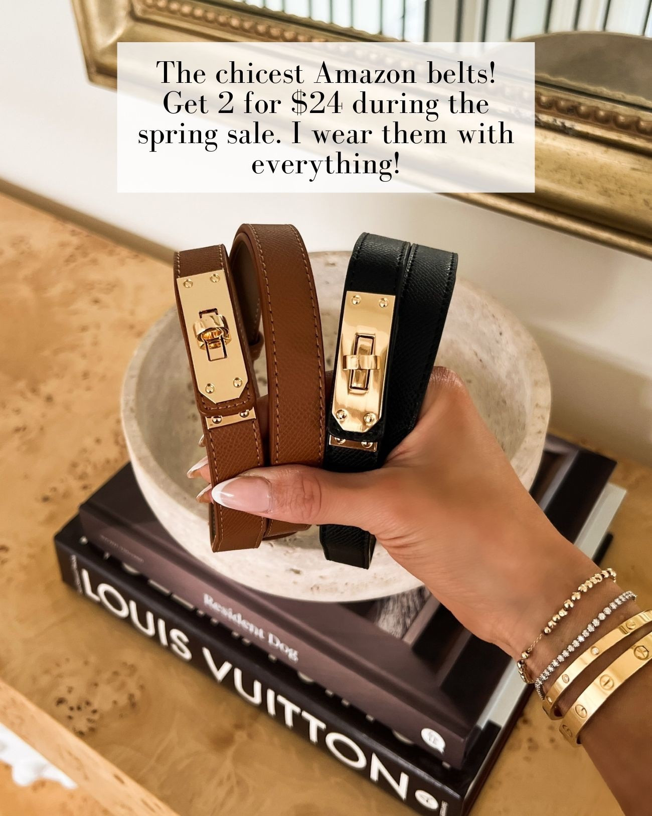 Amazon Hermes belts on sale now for the Big Spring Sale! Get 2 for only $24. These belts are so chic for work outfits or even everyday. They fit everyone and go with anything.

Amazon prime deal, Amazon fashion, Amazon accessories 

#LTKPetite #LTKOver40 #LTKSaleAlert