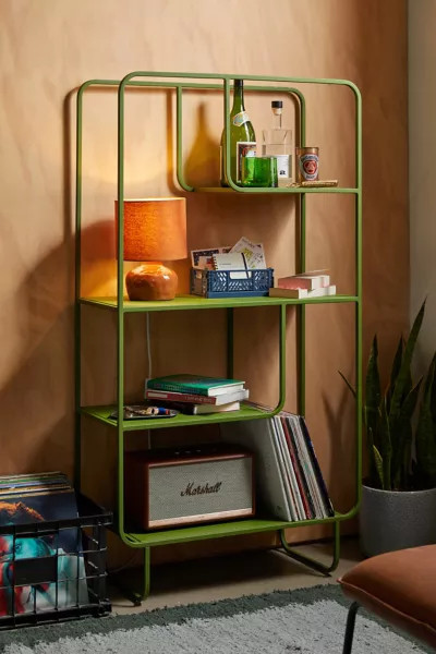 Alana Bookshelf in Green at Urban Outfitters | Urban Outfitters (US and RoW)