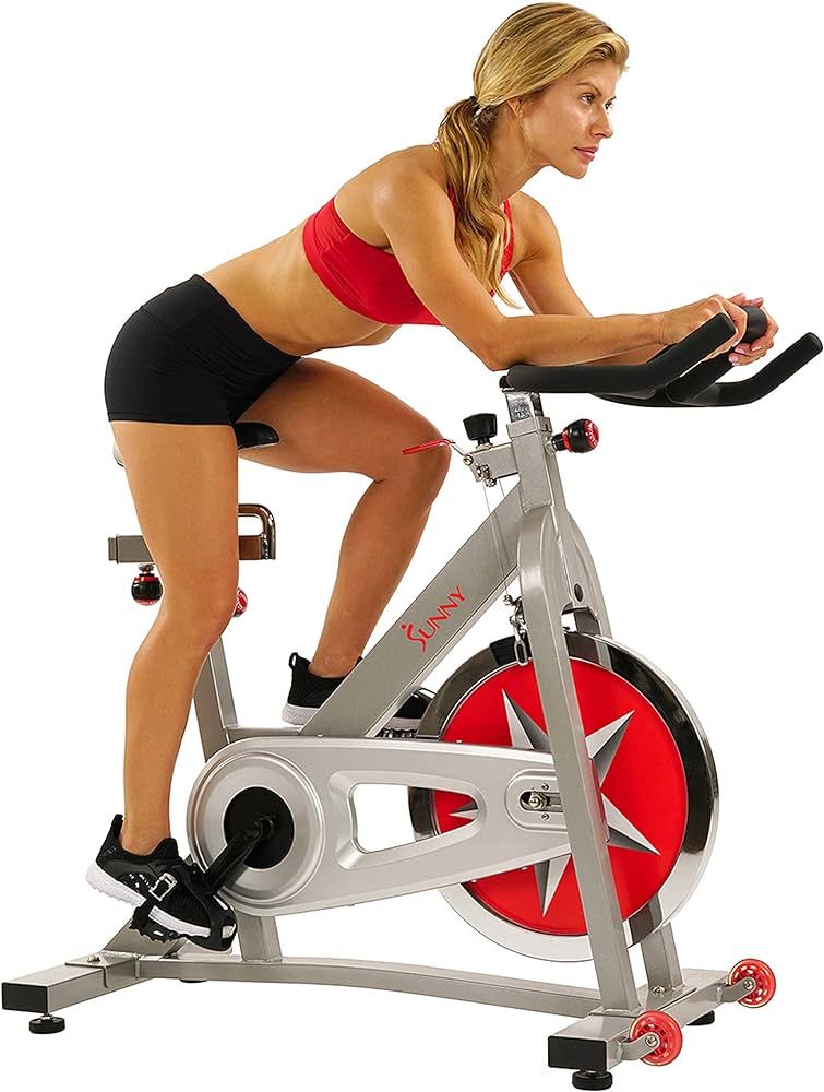 Sunny Health & Fitness Pro Indoor Cycling Exercise Bike | Amazon (US)