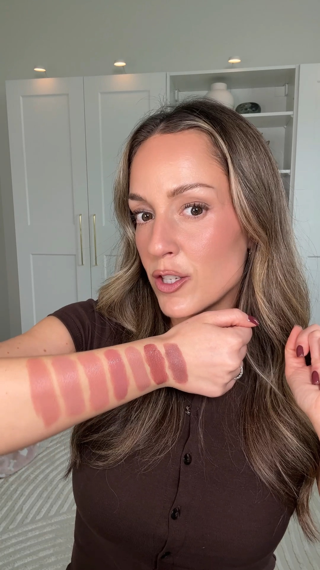 Swatching neutral blush sticks💞 

#LTKBeauty