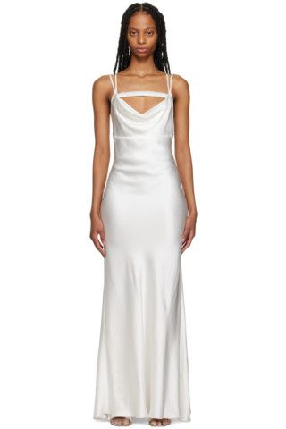 White Venus Maxi Dress | SSENSE