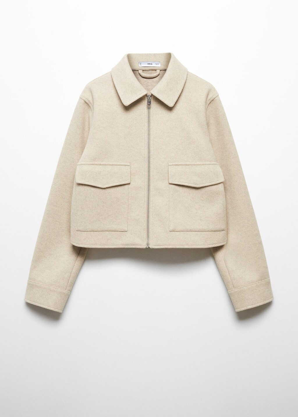 Jacket with zip pockets | MANGO (US)