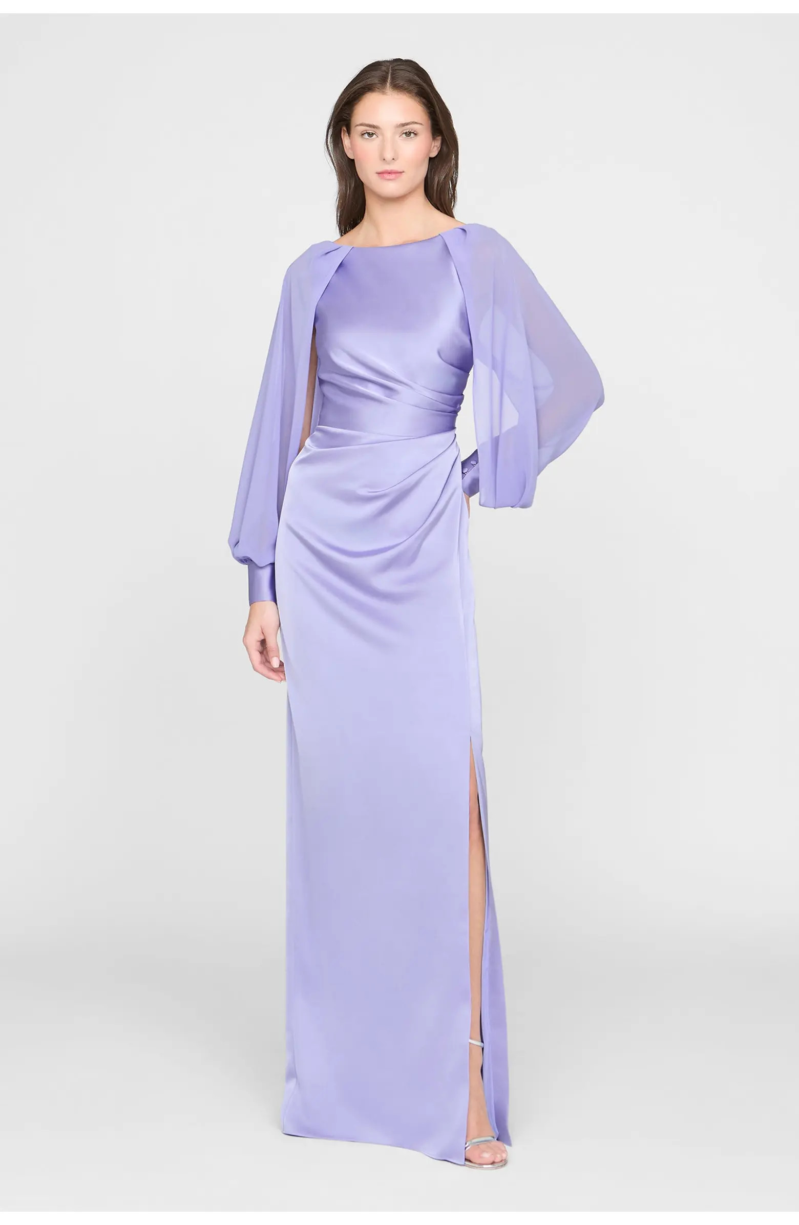 Theia Penelope Satin Column Dress | Nordstrom | Nordstrom