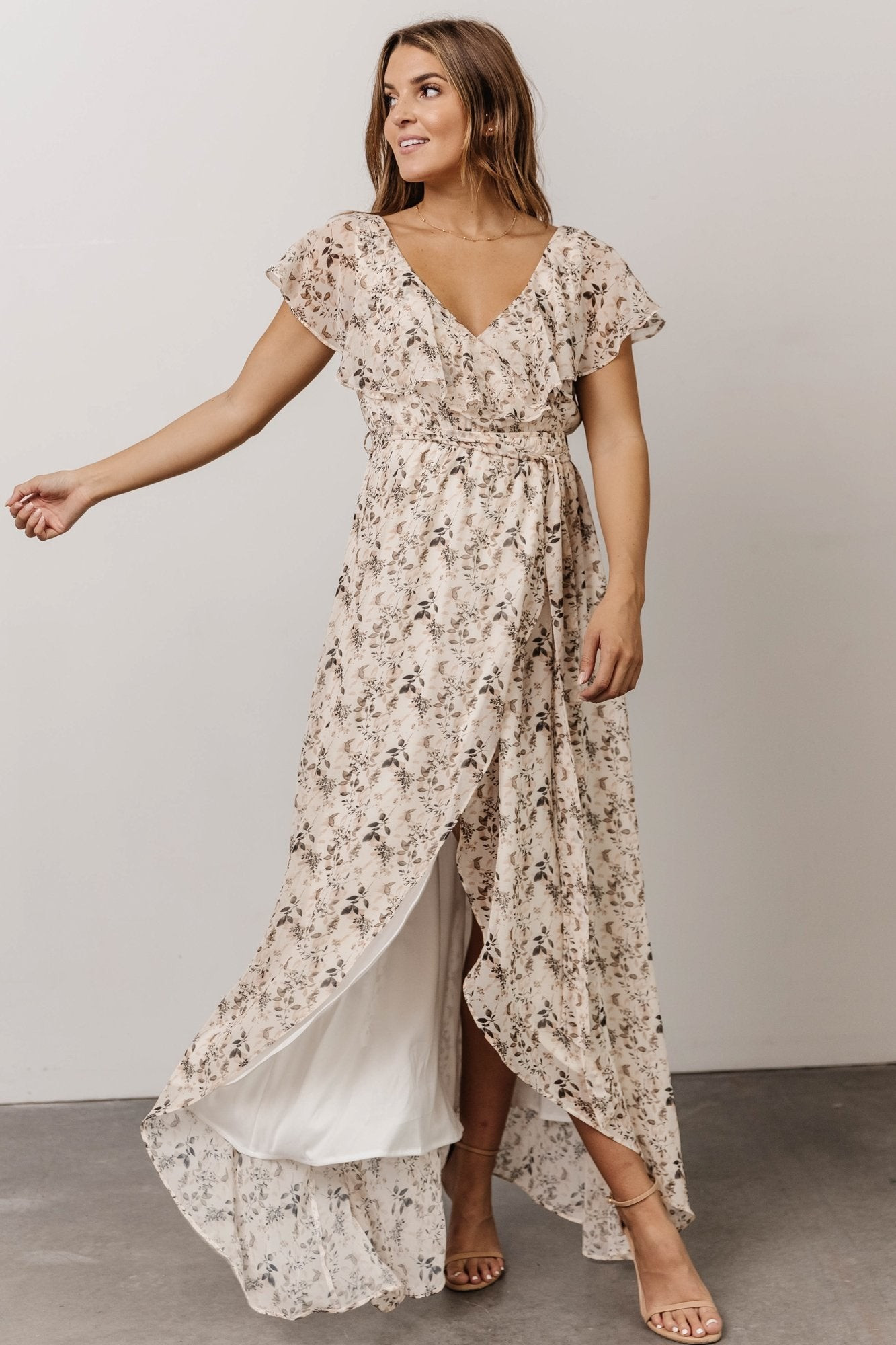 Katya Ruffle Maxi Dress | Baltic Born