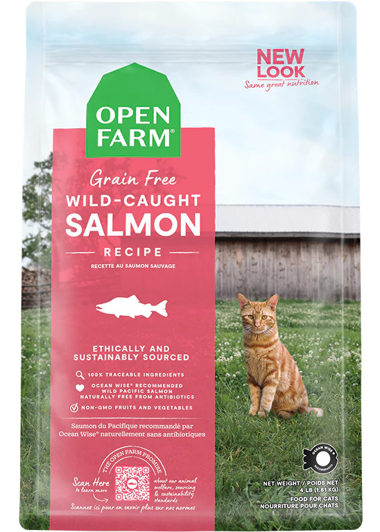 Wild-Caught Salmon Dry Cat Food | Open Farm | Open Farm Pet