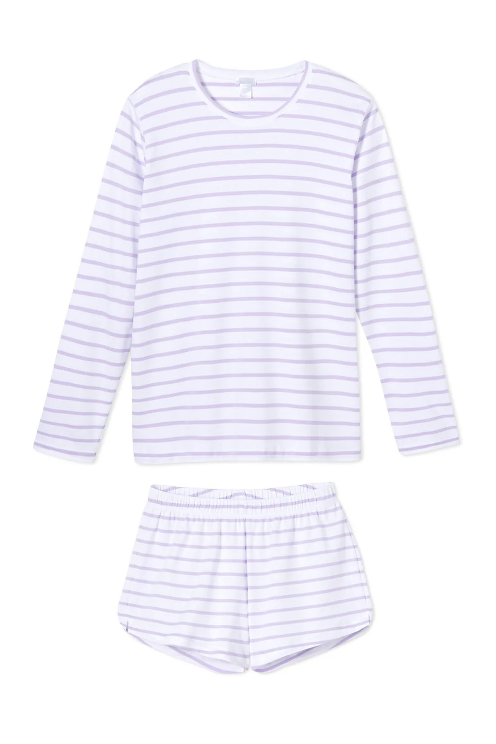 Pima Long-Short Weekend Set in Lilac | Lake Pajamas