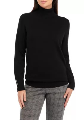 Women's Long Sleeve Turtleneck Sweater | Belk