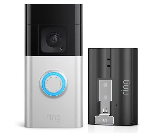 Ring Video Doorbell Plus w/ HD Night Vision, RA+ & Extra Battery - QVC.com | QVC