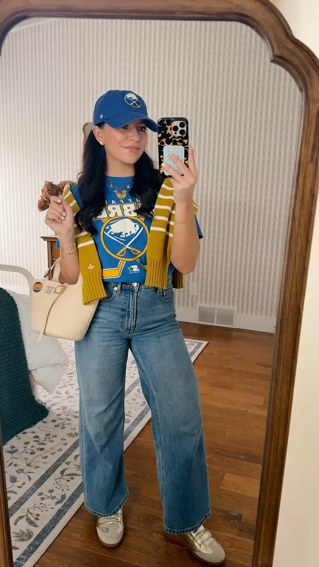 Off to the Sabres Playoff game! 💛💙💛 