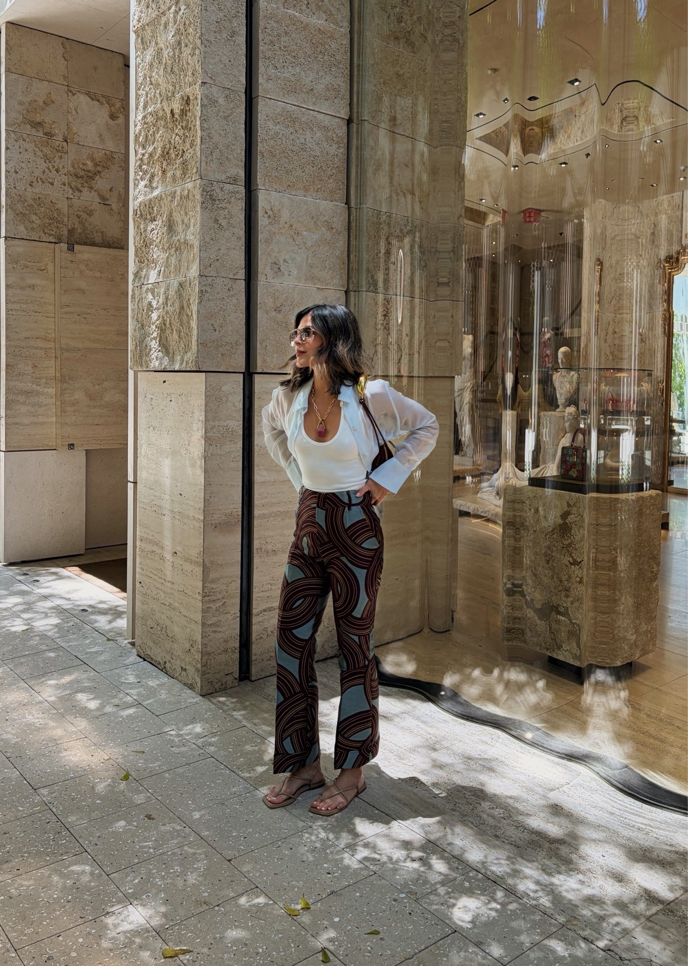 Adding color to my wardrobe with these chic fun pants from La Double J