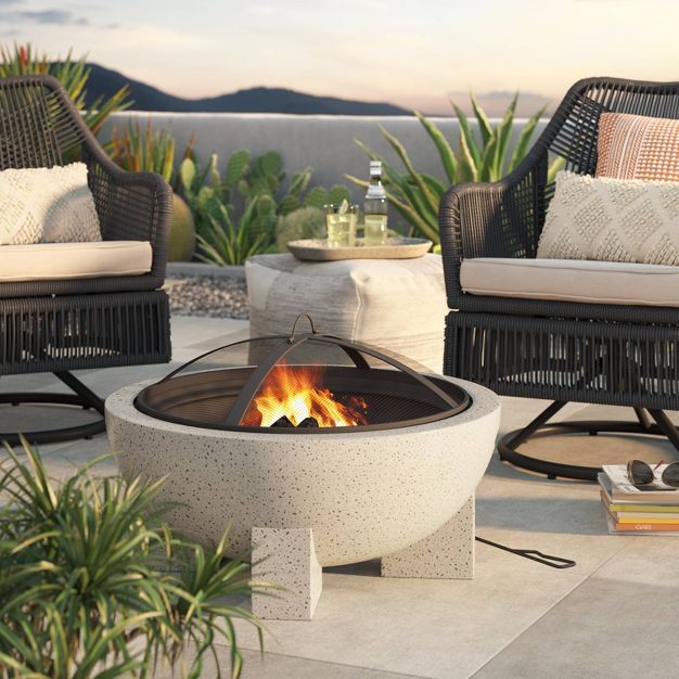Terrazzo Wood Burning Fire Pit - Project 62™ | Target