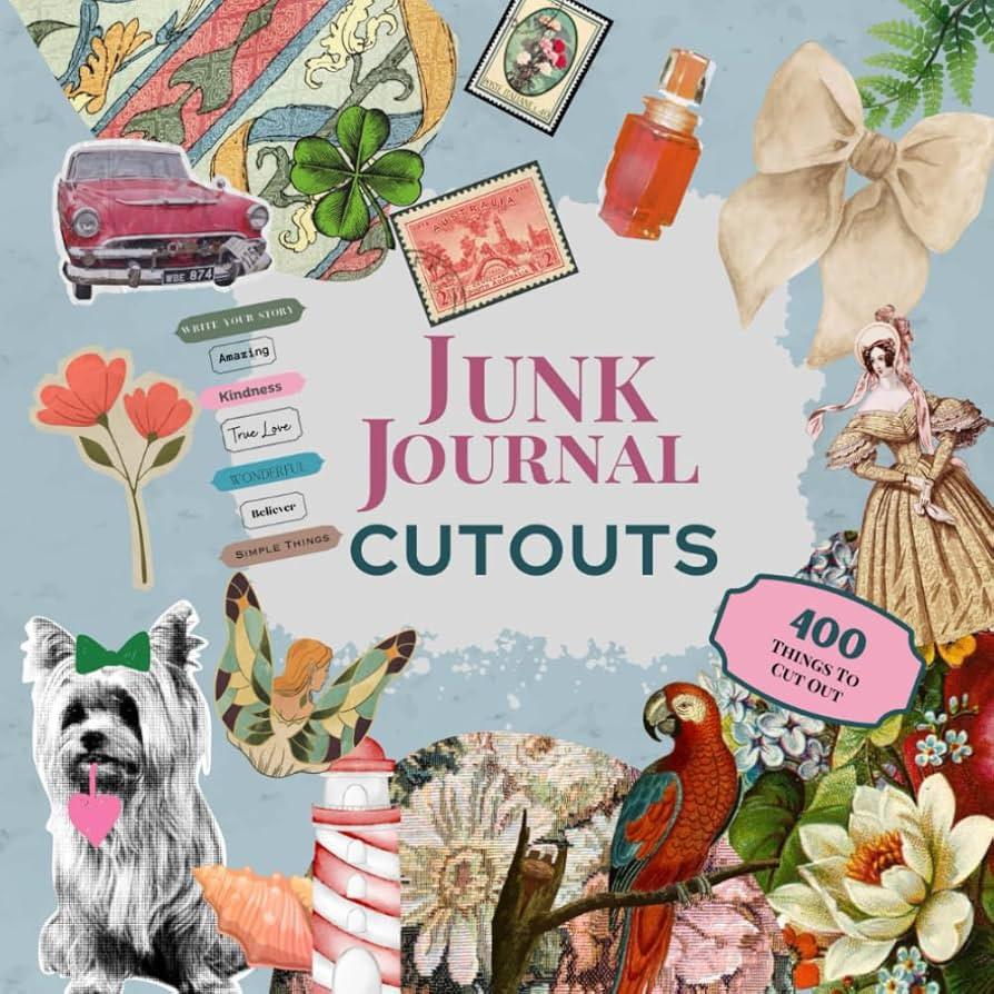 Junk Journal Cutouts Ephemera Vintage, Modern, Text, Food, Botanical: Images For Creative Journal... | Amazon (US)