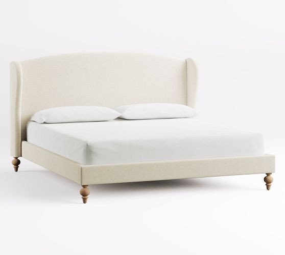 Augusta Upholstered Platform Bed | Pottery Barn (US)