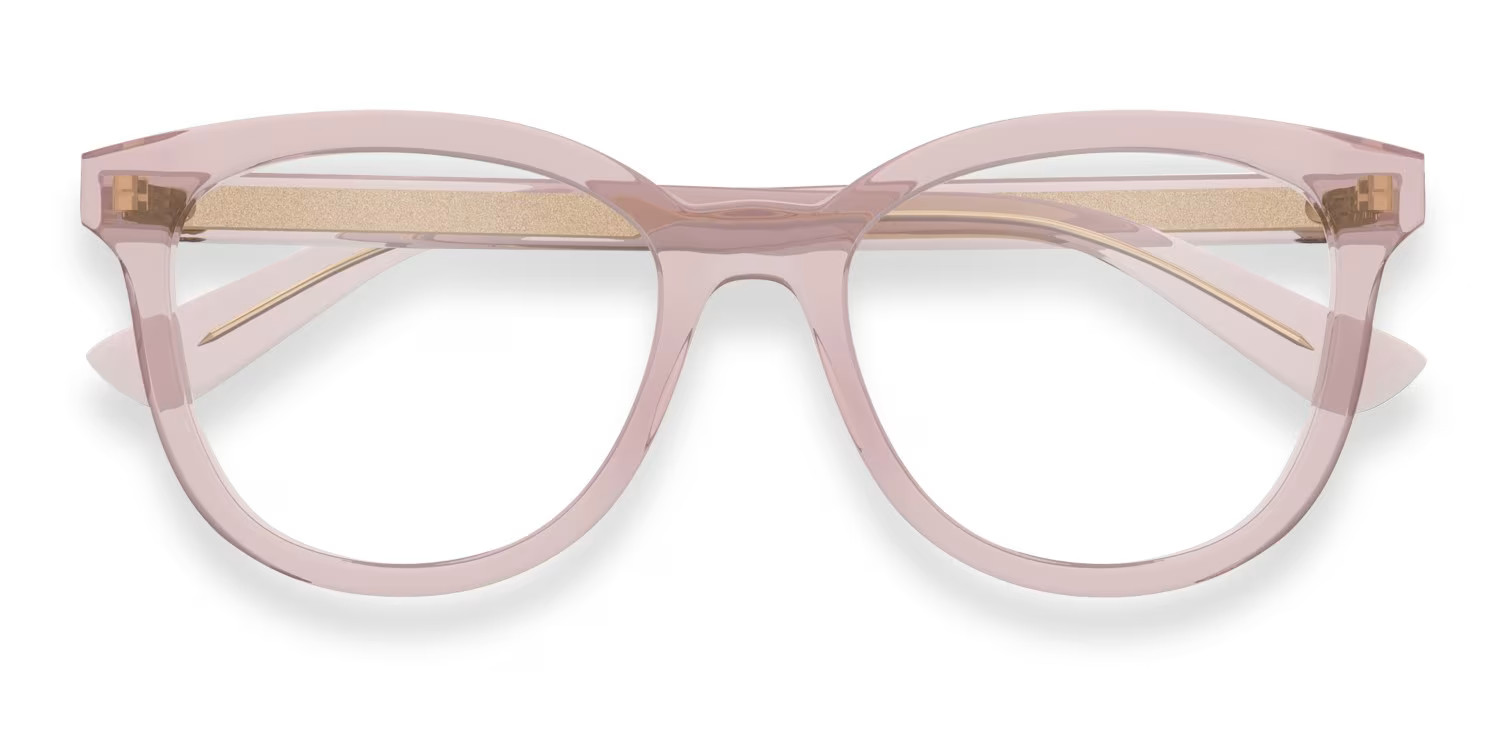 Gucci GG1687O Pink, Clear Prescription Eyeglasses | GlassesUSA