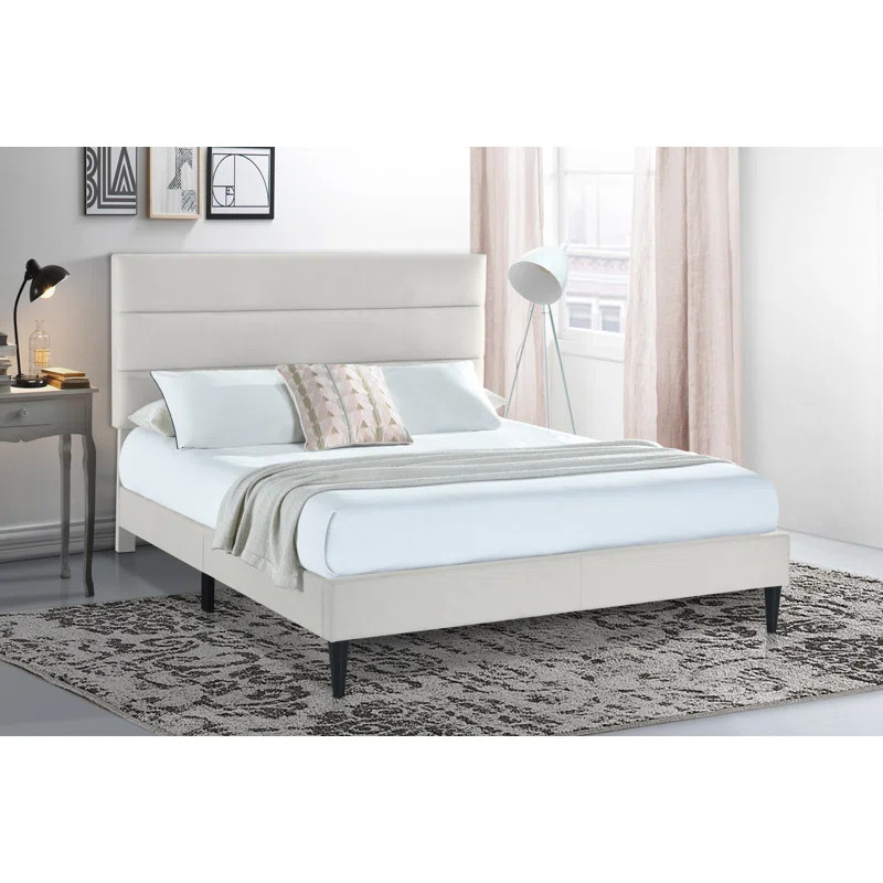 Cicero Upholstered Low Profile Platform Bed | Wayfair North America