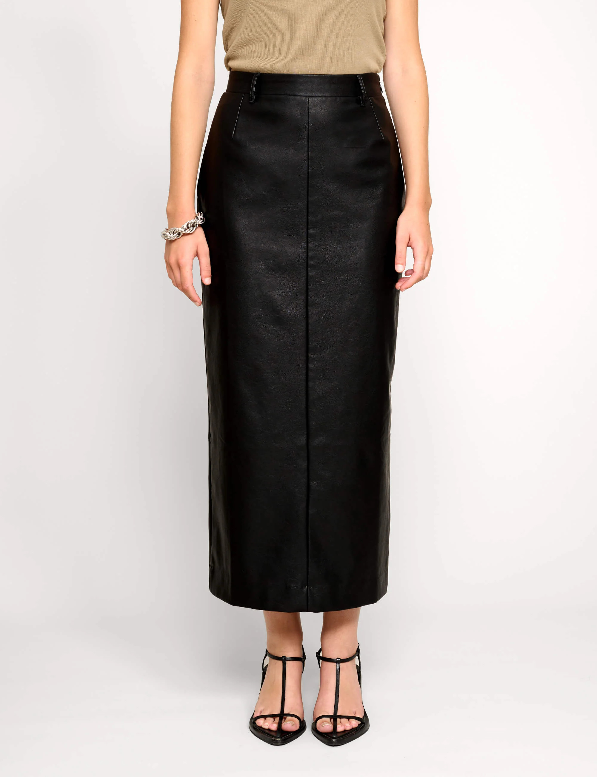 Yve Maxi Leather Skirt-BESTSELLER | Pixie Market