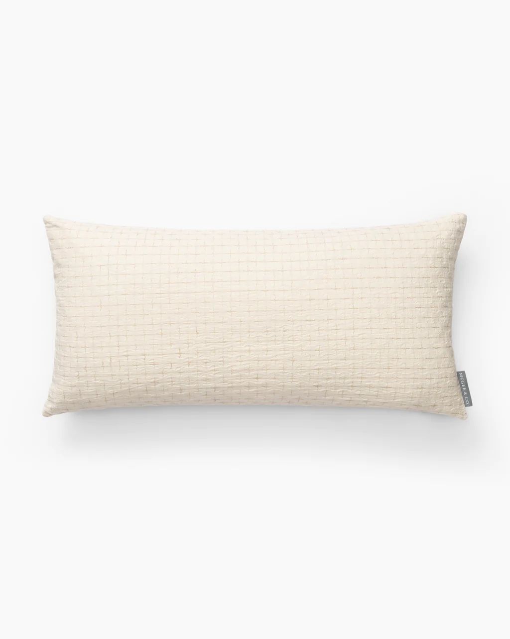 Vintage Cream Quilted Pillow Cover | McGee & Co.