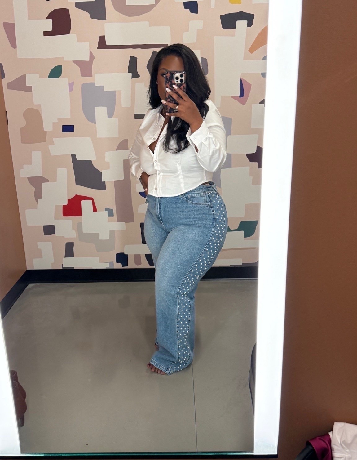 Such good staple pieces with a little edge. The pearl detailing on the pants really makes the look 🤏🏾

Outfit is up to 60% off ✨

#LTKSaleAlert #LTKMidsize #LTKPetite