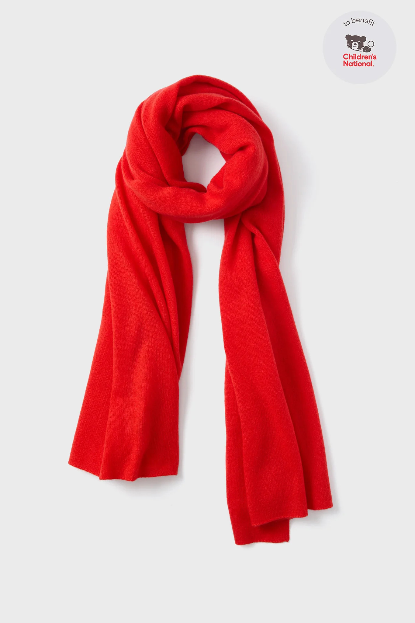 Poppy Red Cashmere Blanket Scarf | Tuckernuck (US)