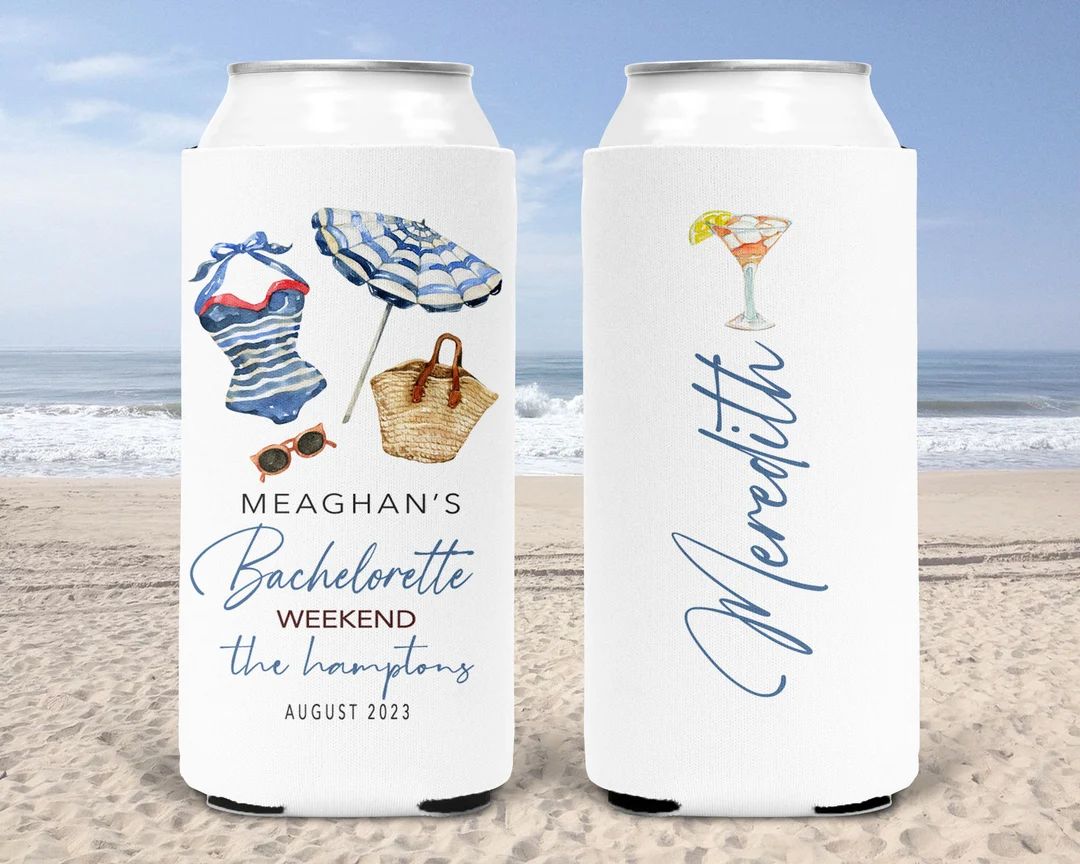 Beach Bachelorette or Birthday Favors. Personalized Hamptons, Nantucket Party Favors. Bachelorett... | Etsy (US)