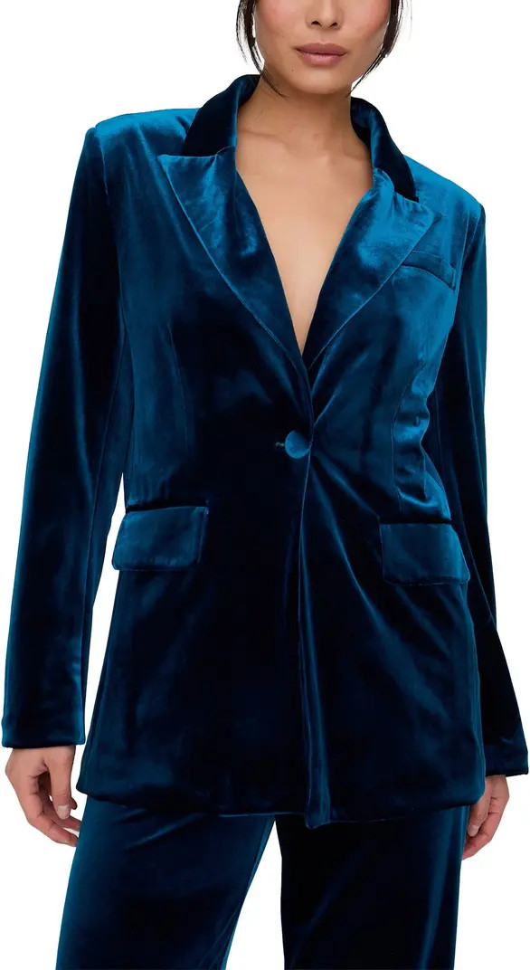 Valerie Tailored Velvet Blazer | Nordstrom
