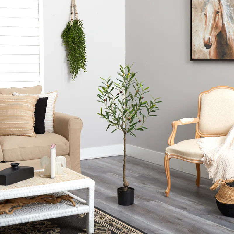 Artificial Olive Tree in Planter | Wayfair North America